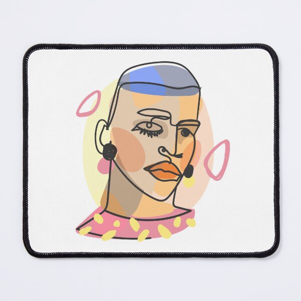 Item preview, Female Portrait in Flat Design Art Style designed and sold by hjian8219.