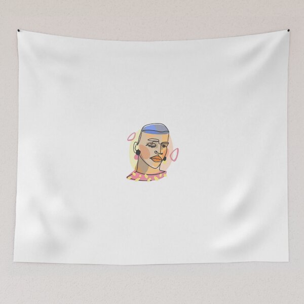 Item preview,  Female Portrait in Flat Design Art Style designed and sold by hjian8219.