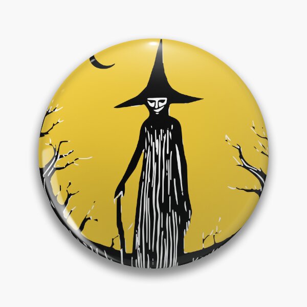 Item preview, Linocut Witch designed and sold by Texterns.