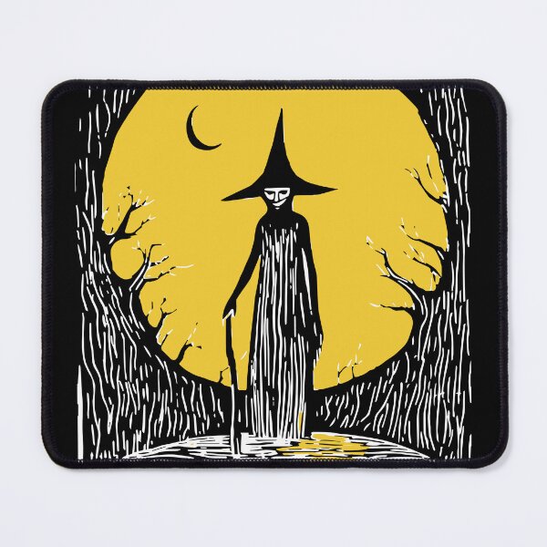 Item preview, Linocut Witch designed and sold by Texterns.