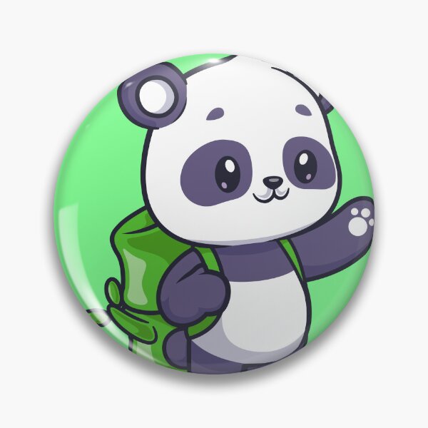 Item preview, Cute Panda with Bamboo Bag Cartoon Vector Icon designed and sold by hjian8219.