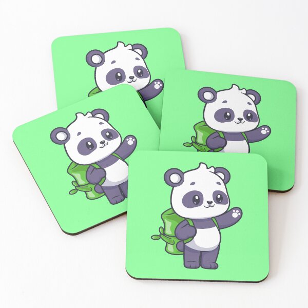 Item preview, Cute Panda with Bamboo Bag Cartoon Vector Icon designed and sold by hjian8219.