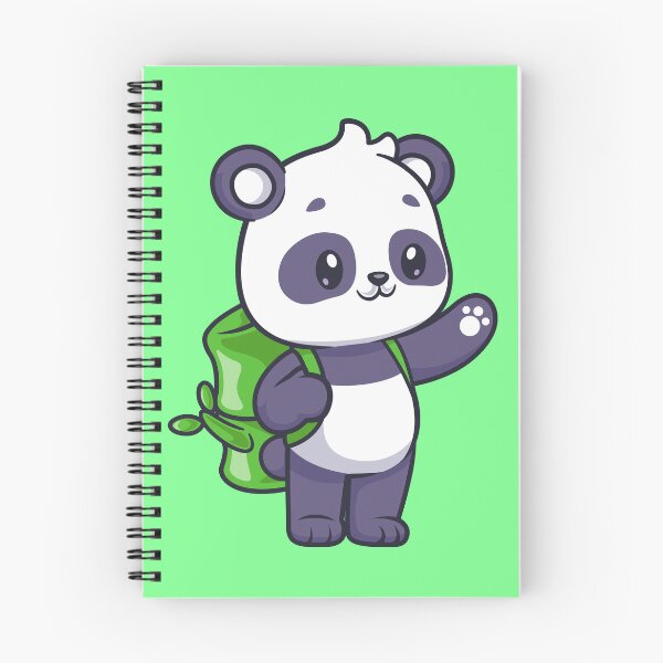 Item preview, Cute Panda with Bamboo Bag Cartoon Vector Icon designed and sold by hjian8219.