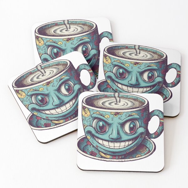 Item preview, Trippy coffee character  designed and sold by duchainejea.