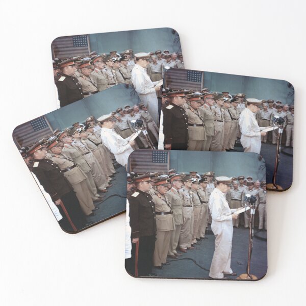 Item preview, MacArthur Speaking At Japan Surrender Ceremony - 1945 designed and sold by warishellstore.