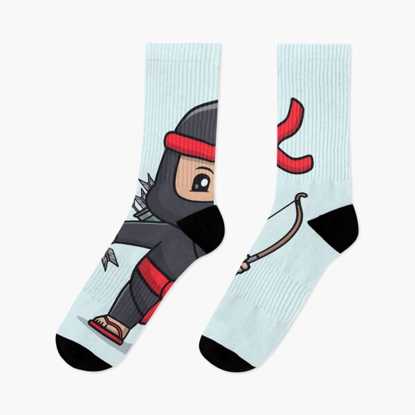 Item preview, Cute Ninja with Archery Cartoon Vector Icon designed and sold by hjian8219.