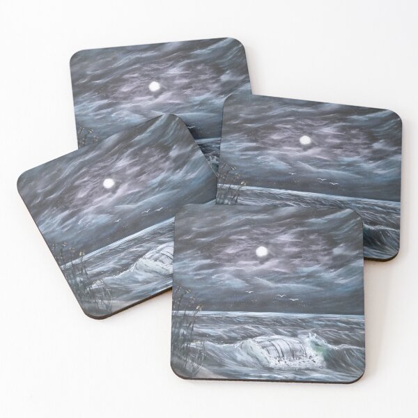 Item preview, Moonlit Beach designed and sold by MyArtYourWay.