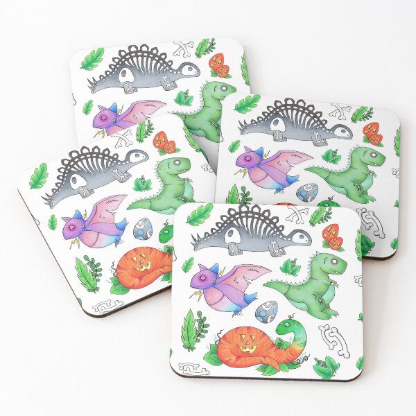 Item preview, Halloween Dinosaur Monsters designed and sold by Nicholdesigns.