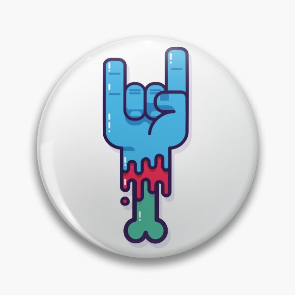 Item preview, Zombie hand with two raised fingers designed and sold by The-Artbox.