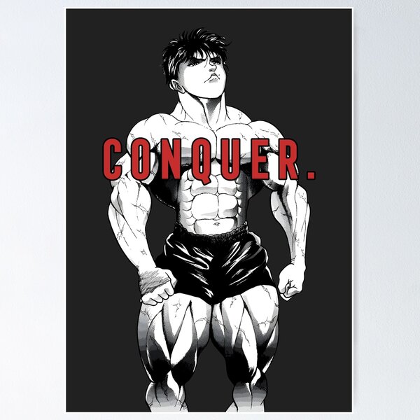 Yujiro Hanma Baki Anime Girl Gift Poster for Sale by Spacefoxart