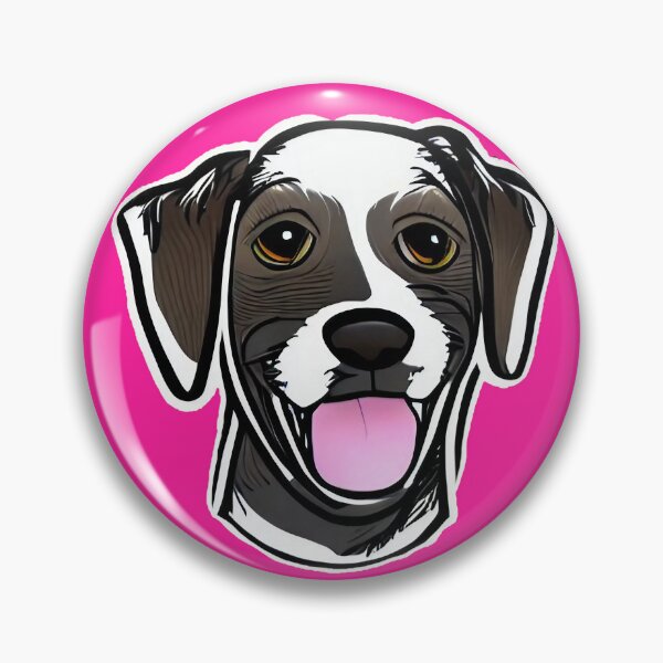 Aperçu de l'œuvre Dessin de dessin animé de chien heureux créée et vendue par InnovationWorks.