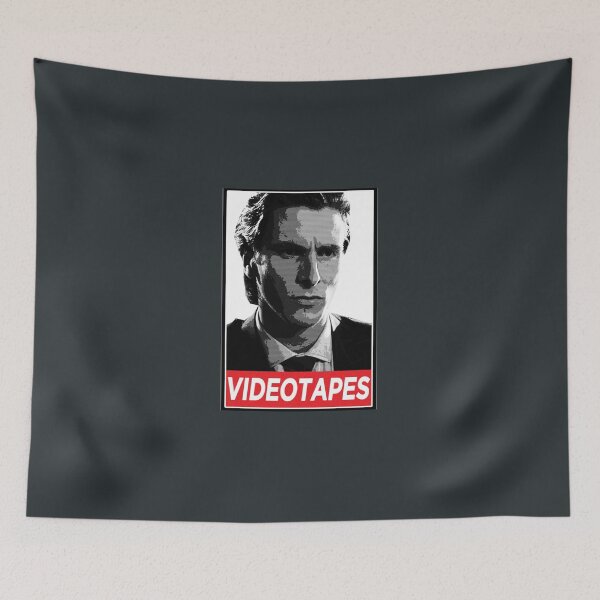 Item preview, American Psycho---I-have-to-return-some-videotapes-Essential-T-Shirt designed and sold by MagdalenaHenke9.