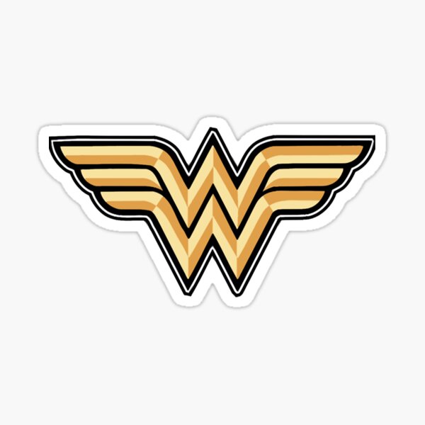 Sticker mural effet 3D Stickers muraux Wonder Woman