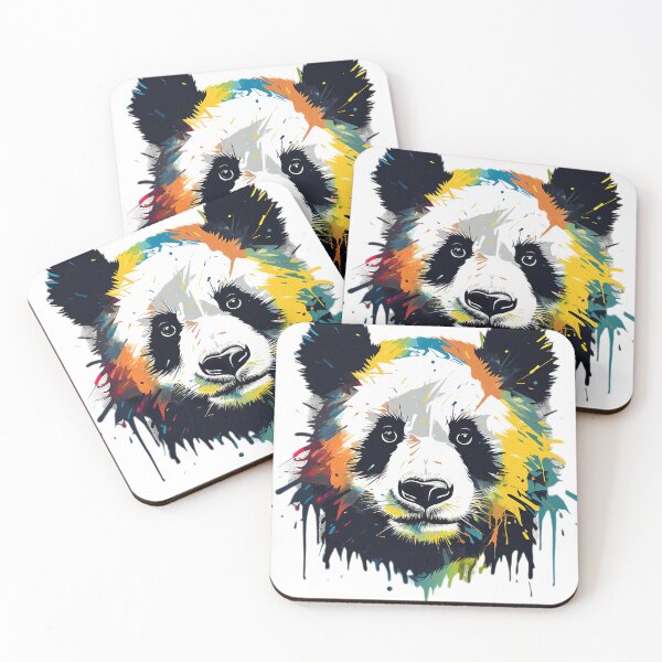 Item preview, panda  colorful painting  play  designed and sold by Amser77.