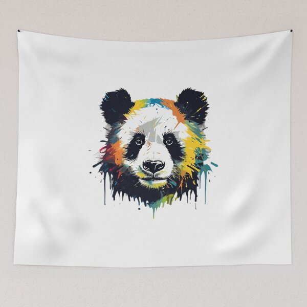 Item preview, panda  colorful painting  play  designed and sold by Amser77.