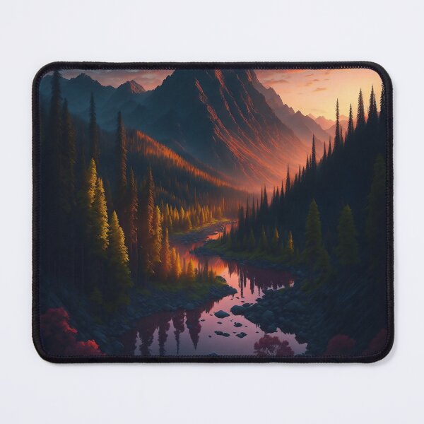Item preview, Forest Mountain Horizon With Sunset designed and sold by SGCreations-78.
