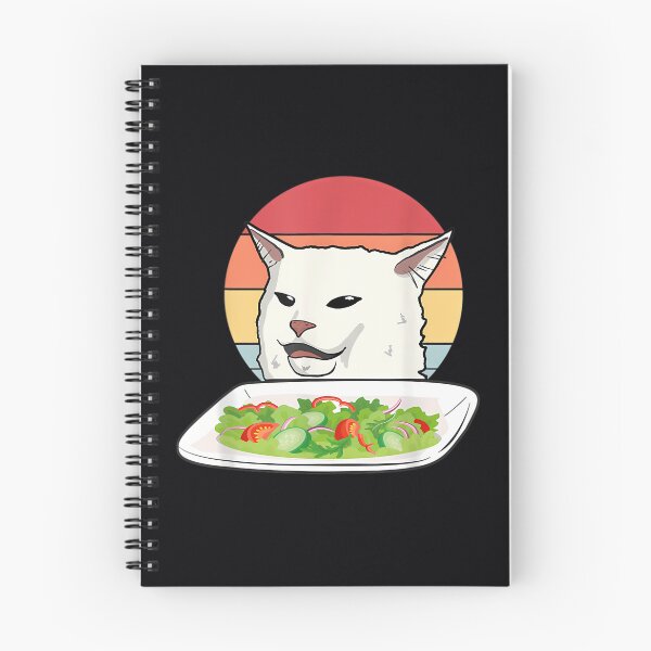 Item preview, Angry 	 yelling at confused cat at dinner table meme  	 designed and sold by zwtjbegnn72.