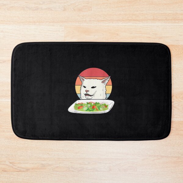 Item preview, Angry 	 yelling at confused cat at dinner table meme  	 designed and sold by zwtjbegnn72.