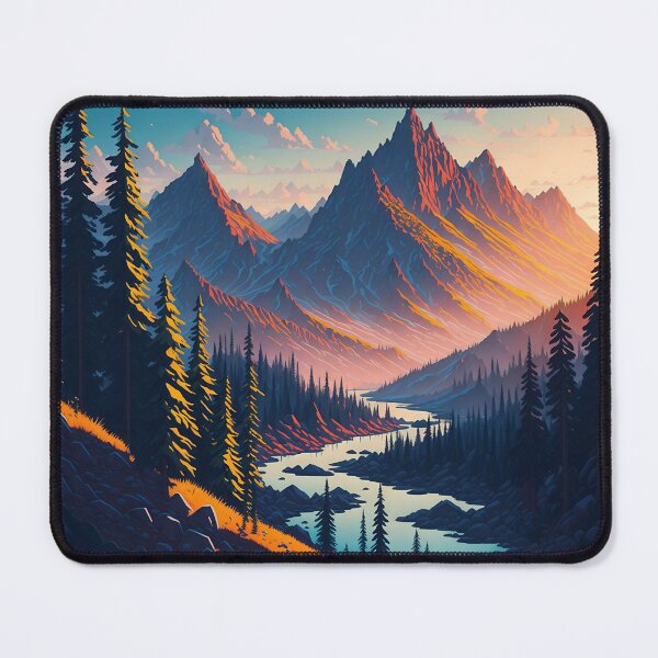 Item preview, Forest Mountain Horizon With Sunrise designed and sold by SGCreations-78.