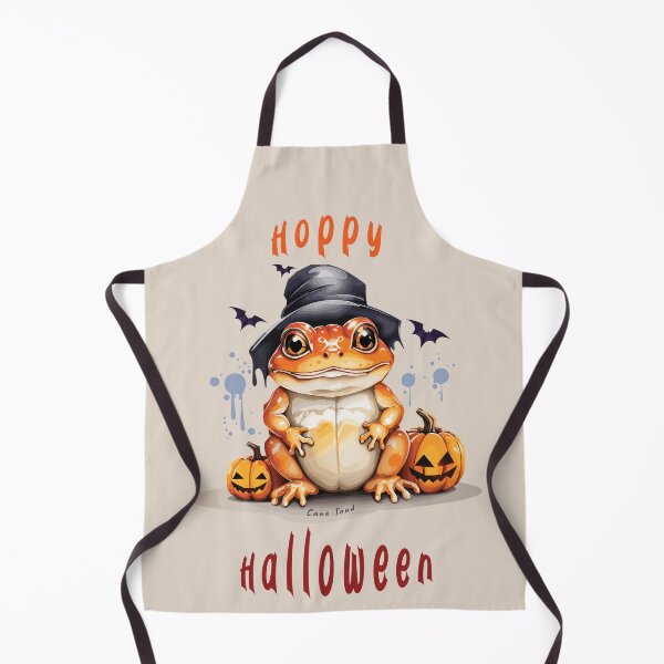 Item preview, Kawaii Hoppy Halloween Cane Toad designed and sold by MvuuStudio.