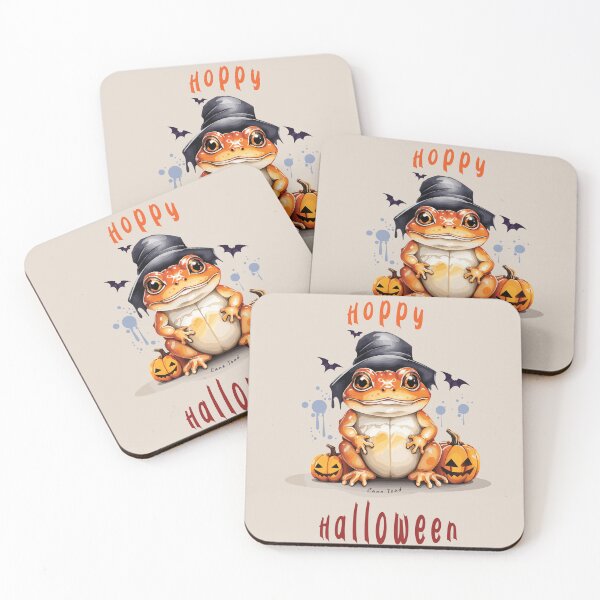 Item preview, Kawaii Hoppy Halloween Cane Toad designed and sold by MvuuStudio.