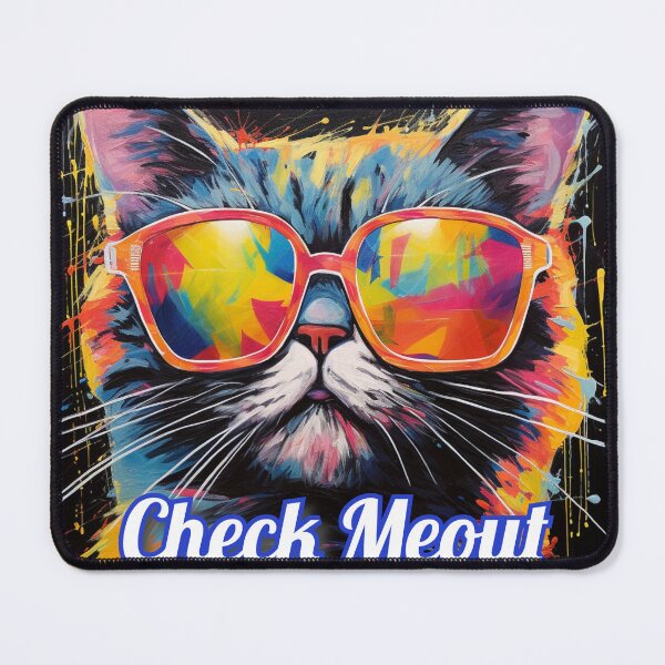 Item preview, Cool Cat check Meout modern fashion designed and sold by abundancevibes.