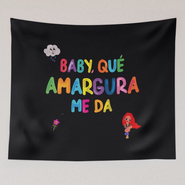 Item preview, AMARGURA Karol G lyrics  	 designed and sold by thgbujjckw46.