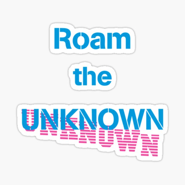 Item preview, Roam The Unknown  	 designed and sold by untrwijc68.
