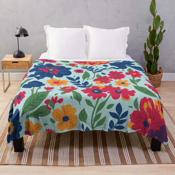 Item preview, red and blue flowers designed and sold by Lion-ZG21.