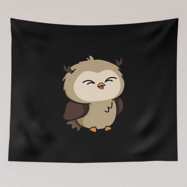 Item preview, Knock Knock Hoos There Funny Owl Puns  designed and sold by MIGUBOUCHARD.