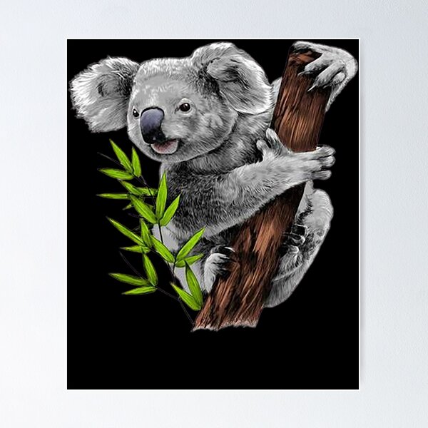 Cute painted koala Canvas Print for Sale by Ilze Lucero