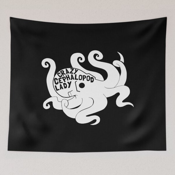 Item preview, Crazy Cephalopod Lady Dark 	 designed and sold by phxjikjwmk62.