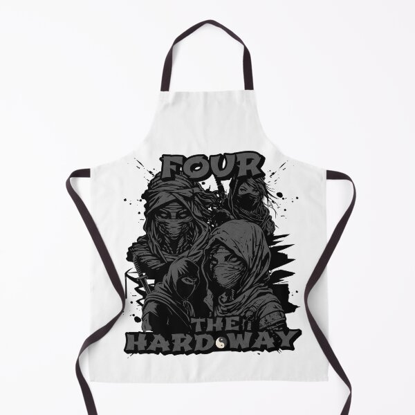 Item preview, Masters of the Shadows: Four the Hard Way Ninja Ensemble T-Shirt designed and sold by Kai Wen Designs.