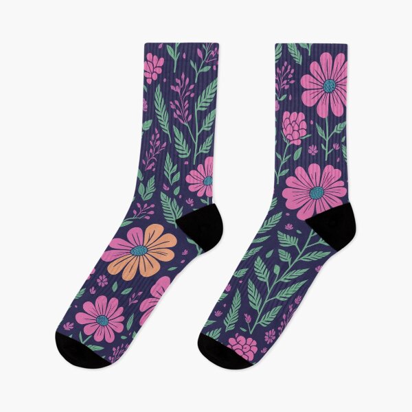 Item preview, green, orange and pink flowers designed and sold by Lion-ZG21.