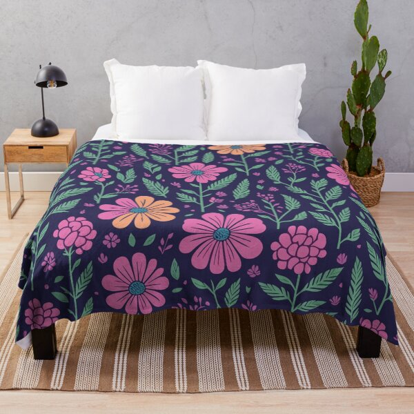 Item preview, green, orange and pink flowers designed and sold by Lion-ZG21.