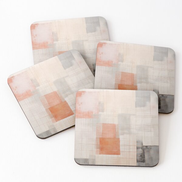 Item preview, An Abstract Grey, Rose and Orange Design designed and sold by StudioRedKoala.