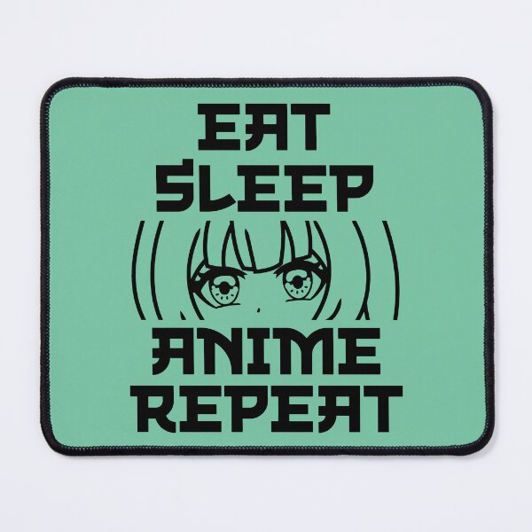 Item preview, Anime Beats: Eat Sleep Repeat designed and sold by QuadMacDesigns.