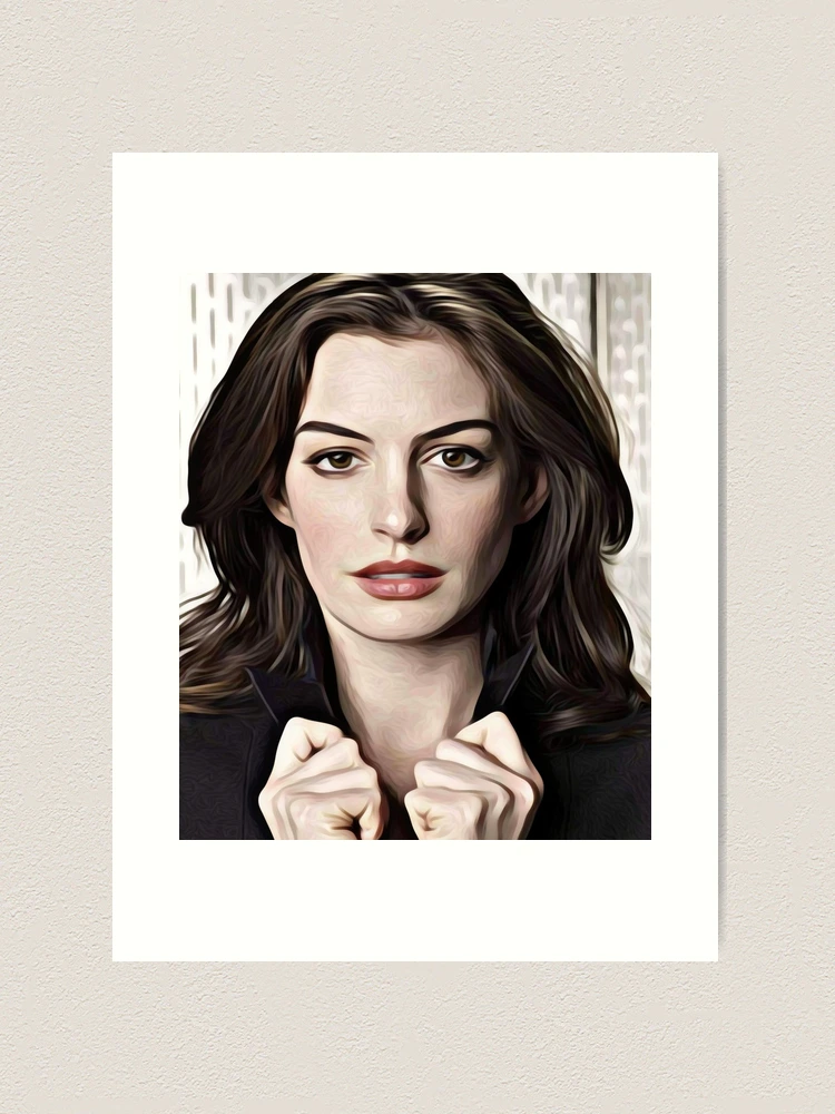 Set of 2 Fashion Photography newest 11x14 inches Young Anne Hathaway Portraits Matted Editorial Archive Print