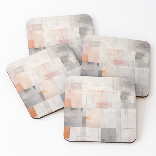 Item preview, An Abstract Grey, Rose and Orange Design designed and sold by StudioRedKoala.