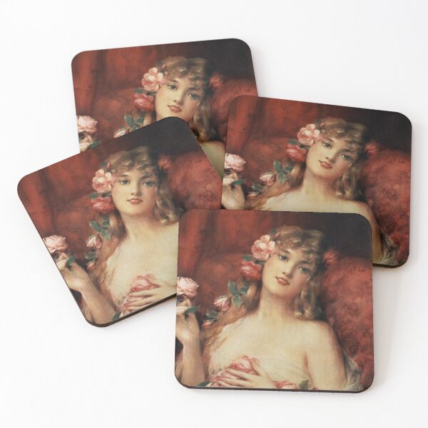 Item preview, Woman with a Rose - Léon-François Comerre designed and sold by tvdlovership.