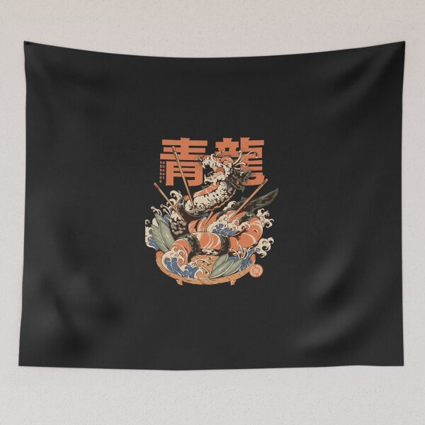Item preview, Dragon Sushi Black designed and sold by MichaelBergman8.