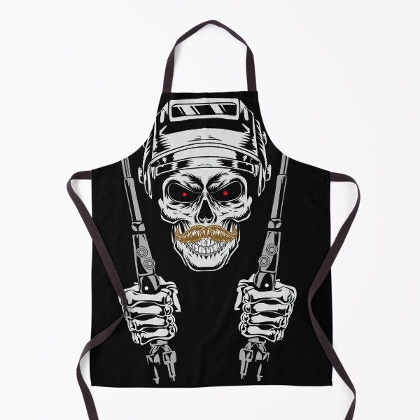 Item preview, Mustache Welder Skull Old School Working Class designed and sold by damnoverload.