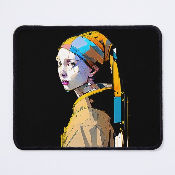 Item preview, The Girl With A Pearl Earring - Inkpunk designed and sold by CJMarchese.