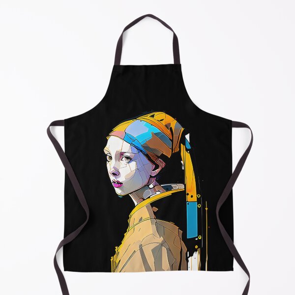 Item preview, The Girl With A Pearl Earring - Inkpunk designed and sold by CJMarchese.