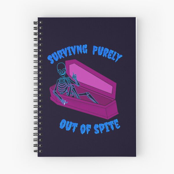 Item preview, Surviving Purely Out of Spite — Pink & Blue designed and sold by ileandraws.