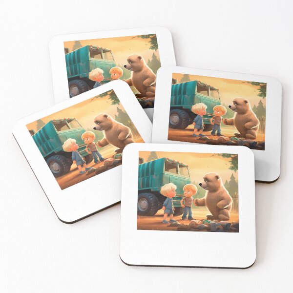 Item preview, Hank and Trash Truck: Eco-Friendly Adventures Await! designed and sold by AgatheMerciless.