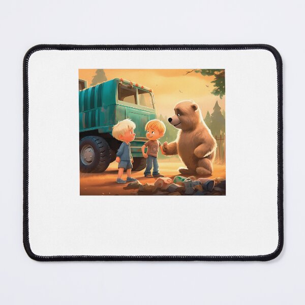 Item preview, Hank and Trash Truck: Eco-Friendly Adventures Await! designed and sold by AgatheMerciless.