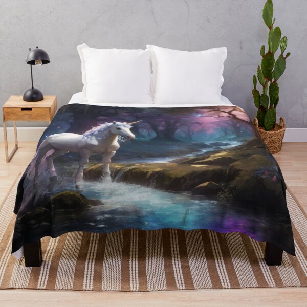 Item preview, Enchanted Serenity: Unicorn by the Prismatic Stream #2 designed and sold by Electric-Easel.