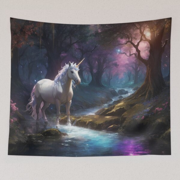 Item preview, Enchanted Serenity: Unicorn by the Prismatic Stream #2 designed and sold by Electric-Easel.