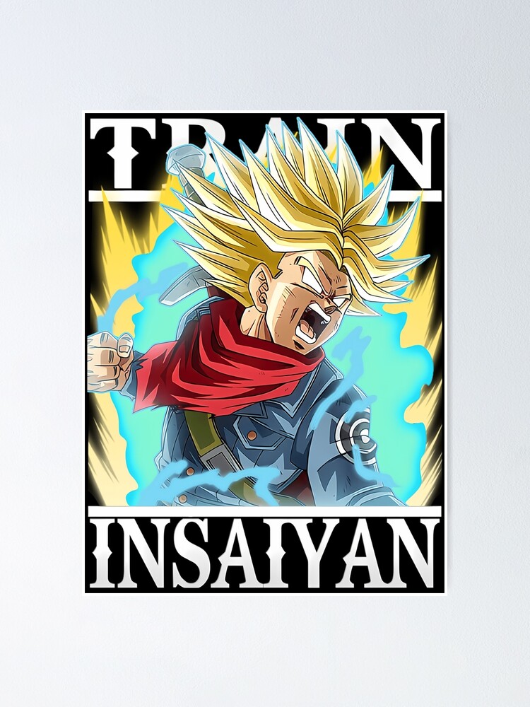 Train Insaiyan Future Trunks Super Saiyan  Sticker for Sale by